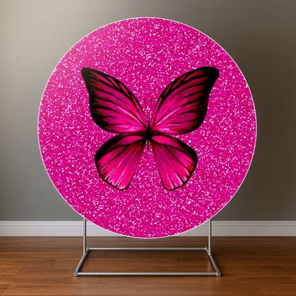 Imagem de Painel Redondo Veste Facil C Elastico 1,50m Borboletas