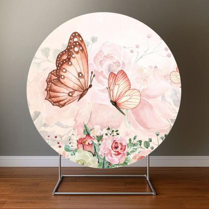 Imagem de Painel Redondo Veste Facil C Elastico 1,50m Borboletas