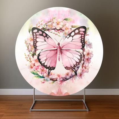 Imagem de Painel Redondo Veste Facil C Elastico 1,50m Borboletas