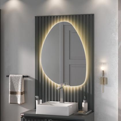 Imagem de Painel Ripado Cecília 80 para Banheiro e Decoração - Fabribam