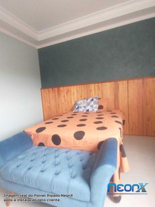 Imagem de Painel Ripado de Madeira Maciça Com Encaixe Macho e Fêmea Réguas 160x3,5 cm NeonX M²