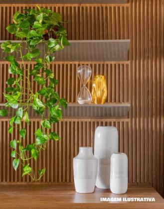 Imagem de Painel Ripado de Madeira Maciça Com Encaixe Macho e Fêmea Réguas 160x3,5 cm NeonX M²