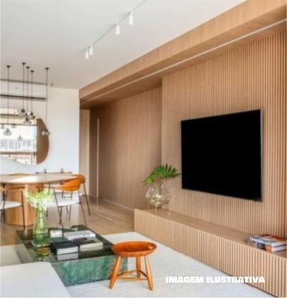 Imagem de Painel Ripado de Madeira Maciça Com Encaixe Macho e Fêmea Réguas 160x3,5 cm NeonX M²