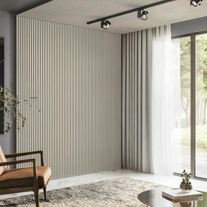 Imagem de Painel Ripado Decorativo em MDF 134 cm x 183 cm Dalla Costa