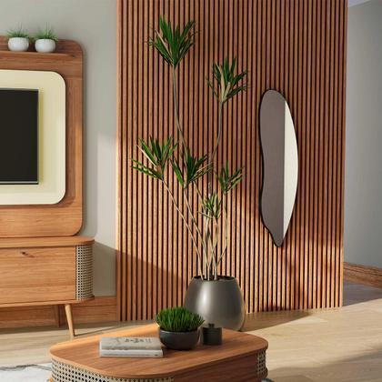 Imagem de Painel Ripado Decorativo em MDF 134cm x 250cm Dalla Costa