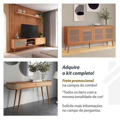 Imagem de Painel Ripado Decorativo em MDF 134cm x 250cm Dalla Costa