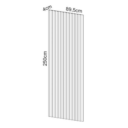 Imagem de Painel Ripado Em Mdf 89,5x250 Cm Freijó Pa74jj Dalla Costa