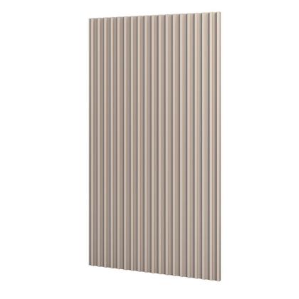 Imagem de Painel Ripado em Placa 100% MDF 250x134cm Bege/Fendi Dalla Costa