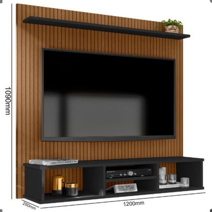 Imagem de Painel Ripado Everest Para Tv Até 50 Polegadas 120cm