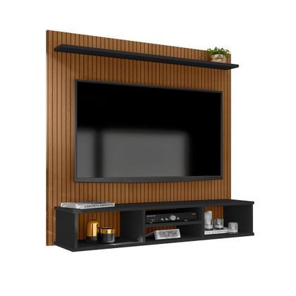 Imagem de Painel Ripado Everest para Tv até 50 Polegadas 120cm - Preto