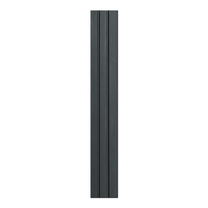 Imagem de Painel Ripado Interno de Poliestireno 270cm x 12cm 1cm Formaco Decor Preto