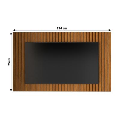 Imagem de Painel Ripado Mdf Para Tv Até 40 42 43 Polegadas Decoração Sala Quarto