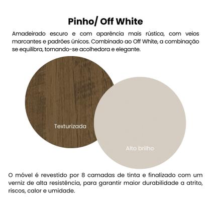 Imagem de Painel Ripado para TV até 40 Polegadas com Nicho Cine