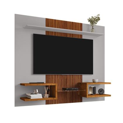 Imagem de Painel Ripado para TV até 55 Polegadas 163,2CMX136CM Atlas Bege