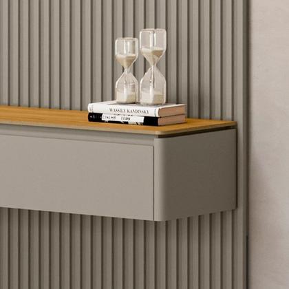 Imagem de Painel Ripado para TV até 60 Polegadas com LED MDF 141CMX250CM Modular