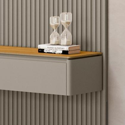 Imagem de Painel Ripado para TV até 60 Polegadas com LED MDF 141CMX250CM Modular
