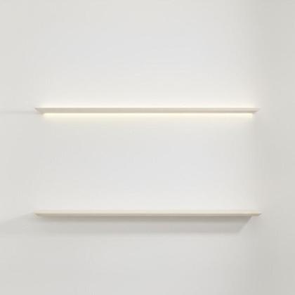Imagem de Painel Ripado para TV até 75 Polegadas com LED 100% MDF 230CMX220CM 2 Prateleiras Roma