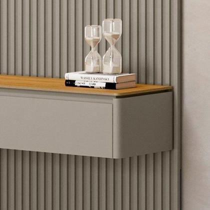 Imagem de Painel Ripado para TV até 75 Polegadas com LED MDF 180CMX250CM Modular