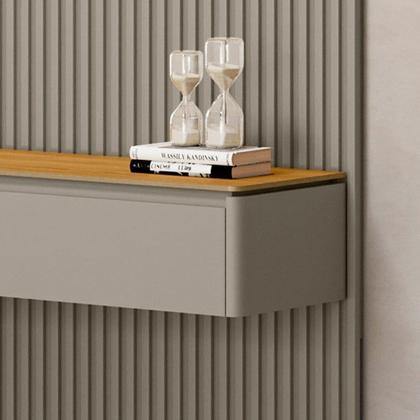 Imagem de Painel Ripado para TV até 80 Polegadas com LED MDF 219CMX250CM Modular