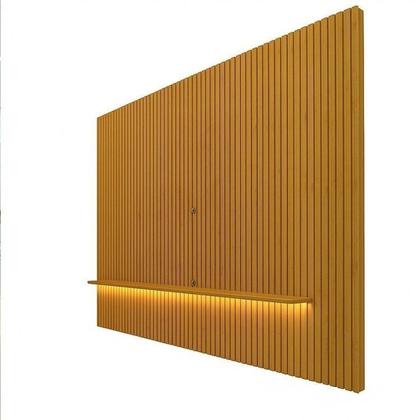 Imagem de Painel Ripado para TV até 90 Polegadas com LED 100% MDF 280CMX250CM Nobre