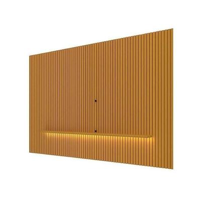 Imagem de Painel Ripado para TV até 90 Polegadas com LED 100% MDF 330CMX250CM Nobre
