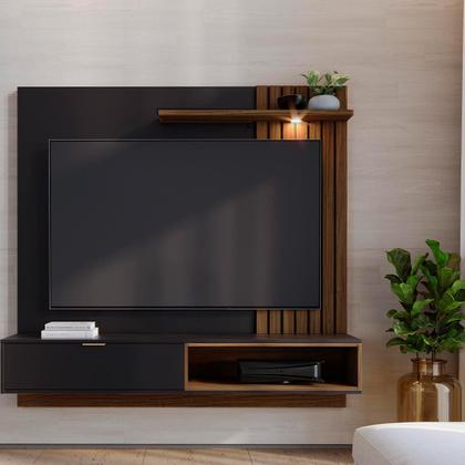 Imagem de Painel Ripado Suspenso para TV até 60 Pol com Led 160x156cm Tocantins Colibri