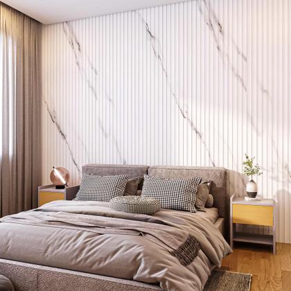 Imagem de Painel Ripado Versátil 2,70m x 27cm larg. 03 unid.