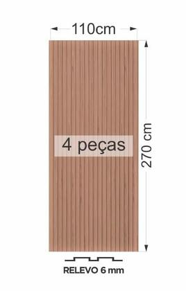 Imagem de PAINEL RIPADO VERSÁTIL 4 unid. 270cm x 110cm