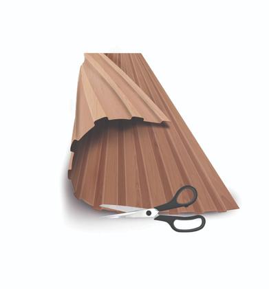 Imagem de PAINEL RIPADO VERSÁTIL 4 unid. 270cm x 110cm