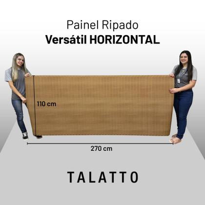 Imagem de Painel Ripado Versátil Meia Parede 1,10m x 2,70m larg. 01 unid.