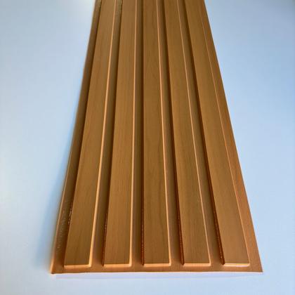 Imagem de Painel Ripado Versátil Modular Kit 06 unid. 90cm x 27cm larg. 1,45m