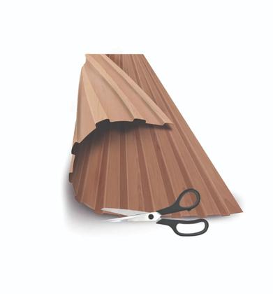 Imagem de Painel Ripado Versátil Modular: Kit 06 unid. 90x27cm larg. (1,45m²)