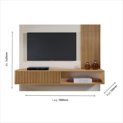 Imagem de Painel Roma Com Led TV Até 75 Polegadas Mavaular