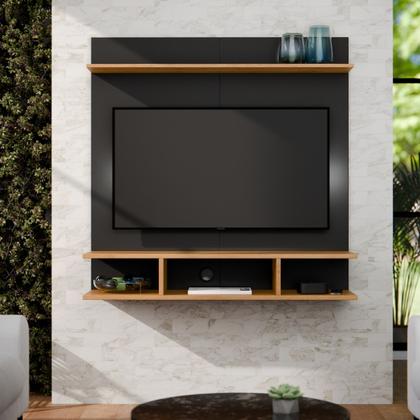 Imagem de Painel Sala Quarto Com Nicho Tvs Até 32 Polegadas C/Prateleira Onix - Varias Cores - Compre Aqui