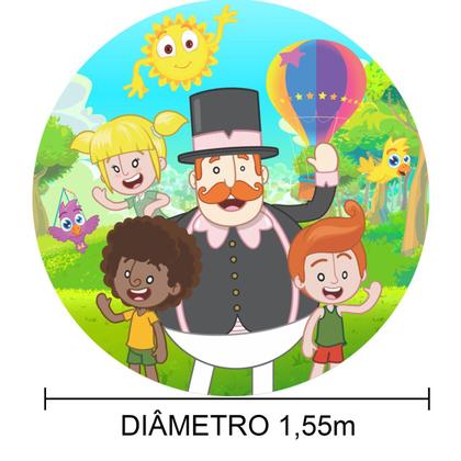 Imagem de Painel Sublimado em Tecido Festa Mundo Bita Decoração 1,55cm