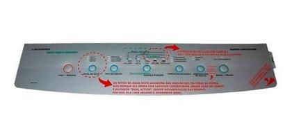 Imagem de Painel Suporte Placa Interface Lavadora Brastemp Bwq22 Bwq24 - Compatível com Modelos BWF08A, BWF24A, BWQ22C, BWQ24A, BWF22A