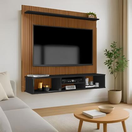 Imagem de Painel Suspenso Home TV Até 50 Polegadas Ripado 3D Everest