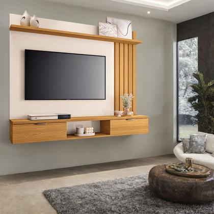 Imagem de Painel Suspenso Lecce Com 2 Portas 160x135- Cinamomo-Off White-EdeCasaMoveis