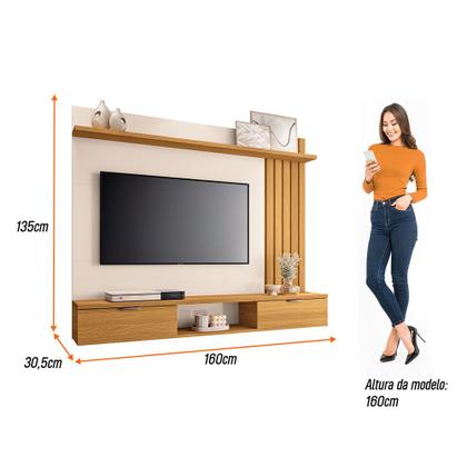 Imagem de Painel Suspenso Lets HB Móveis para TV de até 55 Polegadas