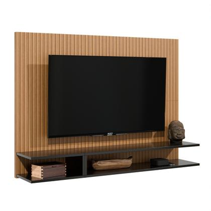 Imagem de Painel Suspenso Milão Prateleira Superior Nicho Tv até 50 Polegadas Sala Estar Quarto Cores