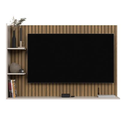 Imagem de Painel Suspenso Nairóbi Prateleira Superior Nicho Tv até 50 Polegadas Sala Estar Quarto Berlim