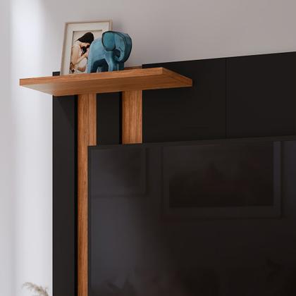 Imagem de Painel Suspenso Para TV até 32 Polegadas Elegante Com Nichos e Prateleira Home Sala