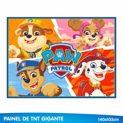 Imagem de Painel TNT GIGANTE 1,40m decoração Patrulha Canina Herois