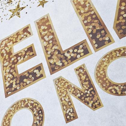 Imagem de Painel TNT Réveillon Feliz Ano Novo Fundo Branco 1,40x1,03m