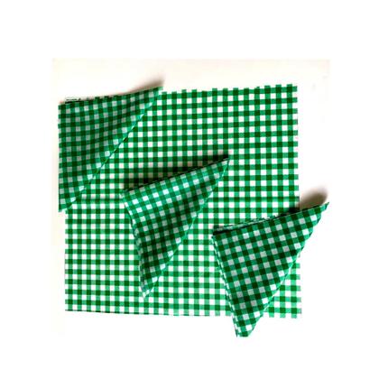 Imagem de Painel Toalha TNT Xadrez Verde Festa Junina Decoração Julina