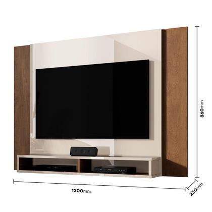 Imagem de Painel Tokyo Para TV De Até 43 Polegadas Com 2 Nichos - ViaNossa