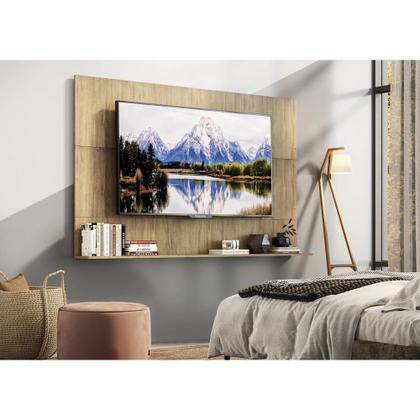Imagem de Painel TV 65" com Prateleira Amsterdã Up Multimóveis Rustic