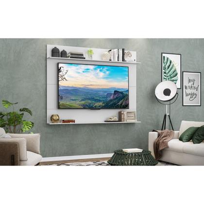 Imagem de Painel TV 65" com Prateleiras Amsterdã Classic Multimóveis Branco