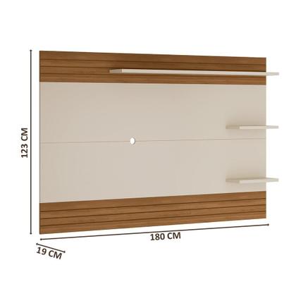 Imagem de Painel Tv 72 Polegadas Off White Freijó Germai