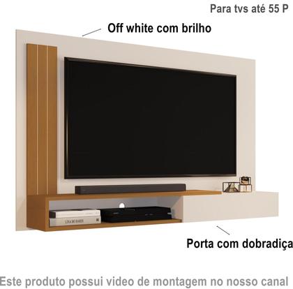 Imagem de Painel TV Smart até 50 Polegadas Matheus com porta - Várias Cores - MJM Casa dos Moveis